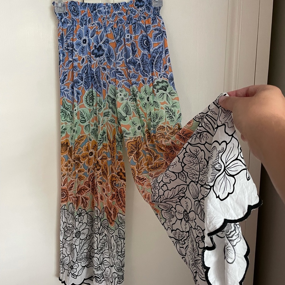 Anthropologie Lounge Silky Pants Size XS
